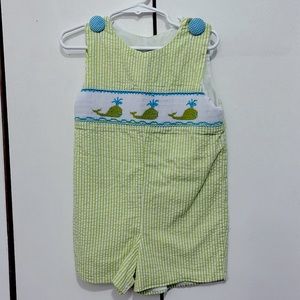 Boys Smocked Whale Jon Jon Shortall